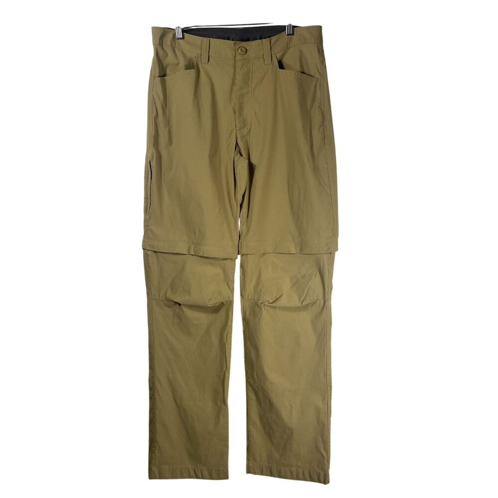 Eddie Bauer Men's Convertible Tech Hiking Pants Tan Size 32x32